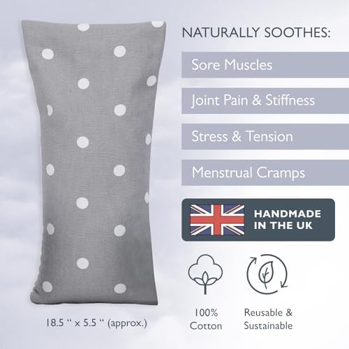 Scentered Lavender Heating Pad & Microwavable Neck Wrap – Aromatherapy Neck Pillow & Sleep Balm Gift Set – Pain Relief for Muscle Aches, Shoulders & Back – Heat Pack & Essential Oil Roll On for Sleep