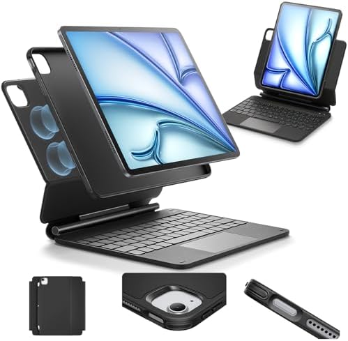 ESR for iPad Air 11/Pro 11 Inch Case Keyboard, Multi-Mode Magnetic Stand
