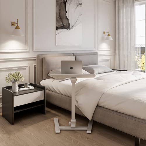 25" Mobile Folding Desk: Pneumatic Sit-Stand, No Assembly
