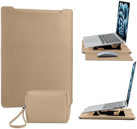 15-16 Inch Protective Laptop Sleeve with Stand, for MacBook Pro/MacBook Air