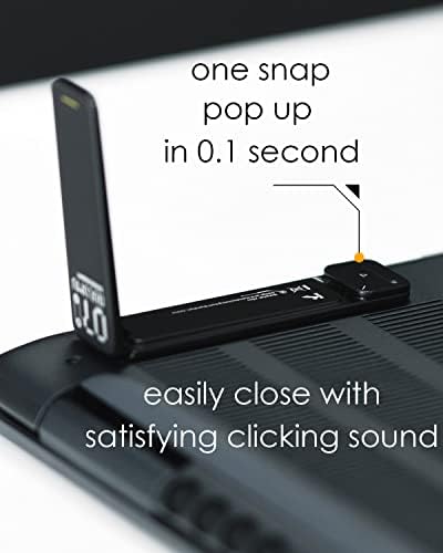 Aulumu G07 Pop Up Leg Stands Laptop, Super Portable Cooling Laptop Stand, Ergonomic Laptop Riser Lift for Desk for MacBook, All Laptops, Tablets, 8-20'', Black