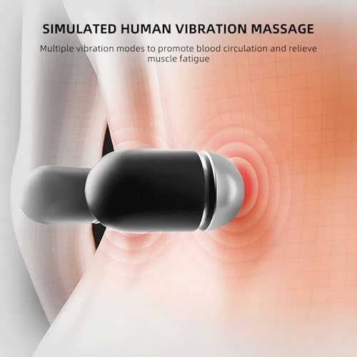 Lumbar Support Pillow Massage for Back Relaxation (Black)