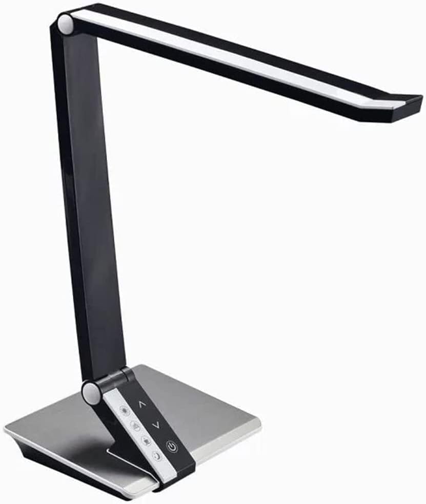 JYYBN Desk lamp Eye Protection LED Desk Lamp, No Flicker, No Glare, Warm Light, White Arbitrary Switch, Brightness Size Arbitrary Touch Adjustment, with Dimming Memory Function Night Light