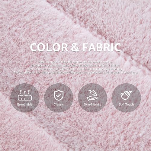Hobestluk Big Bean Bag Chairs for Adults Fireside BeanBag Couch Togo Sofa