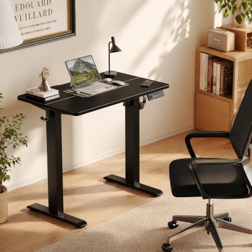 Electric Standing Desk, 32x19 Inch, Black