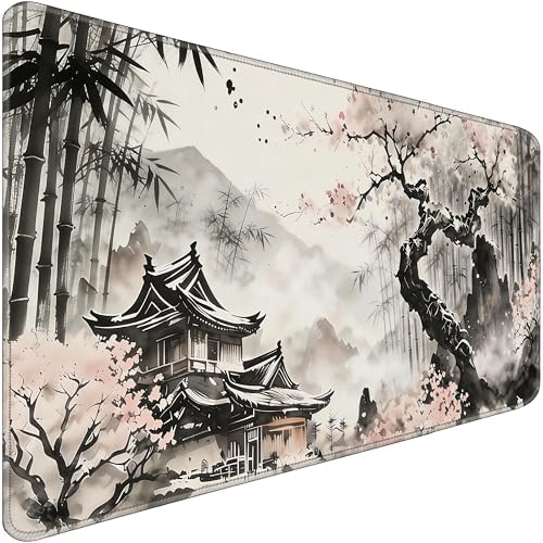 Desk Pad 31.5x15.7 Inch for Computer - Large Mouse Pad, Bamboo