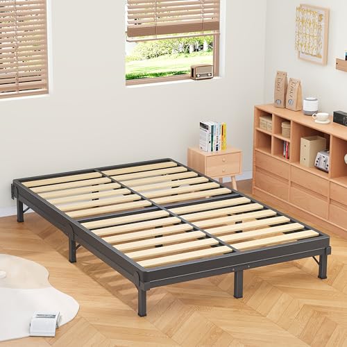 Metal Bed Frame Full 8 Inches for Box Spring, 9-Legs Support Basics
