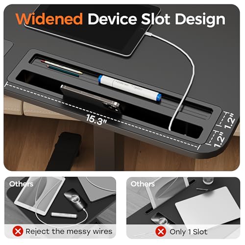 28" Mobile Standing Desk with Drawer, Portable Laptop Desk