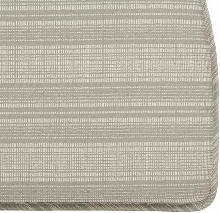 Klear Vu Raindrop The Gripper Non Slip Chair Cushions, Soft & Comfortable Seat Pad, Sitting Pillow for Kitchen, Dining or Office, 2 Count (Pack of 1), Boardwalk Stripe