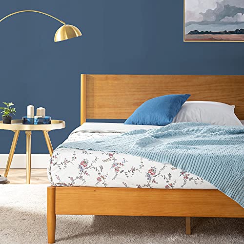 Zinus Allen Mid Century Wood Platform Bed Frame, Full