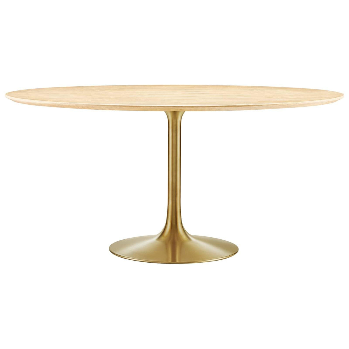 Dining Table, 60", Gold Natural