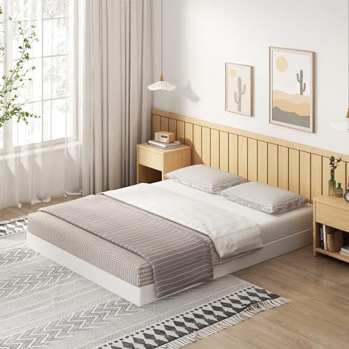 5 Inch Box Spring Full Size Metal Bed Base with Fabric Cover