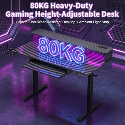 48 Inch Electric Standing Gaming Desk