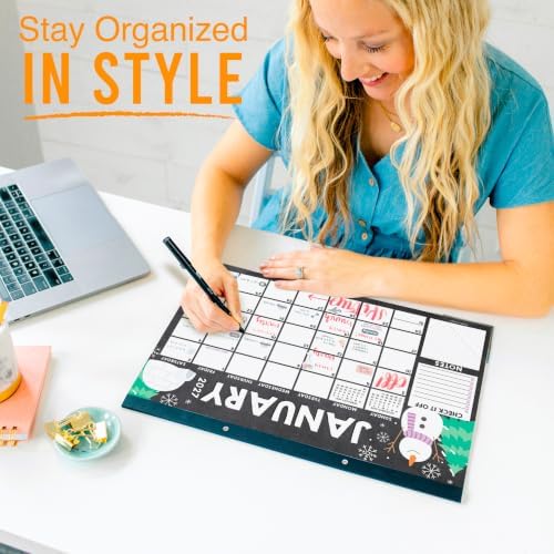 Large Desk Calendar 2027 - Desktop Calendar 2027-2028