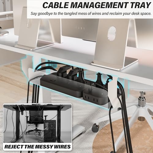 Standing Desk, 35x20 Inch Electric Height Adjustable Computer Desk
