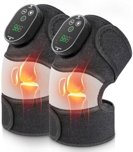Electric 3-in-1 Cordless Heated Massager with Heat 2 Pack