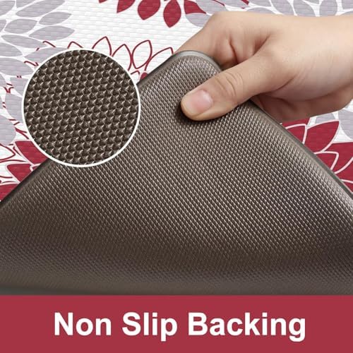 KIMODE Kitchen Mats for Floor Anti-Fatigue Cushioned Comfort Standing Mat