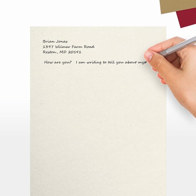 LUXPaper 8.5" x 11" Cardstock | Letter Size | Quartz Metallic | 105lb. Cover (192lb. Text) | 50 Qty