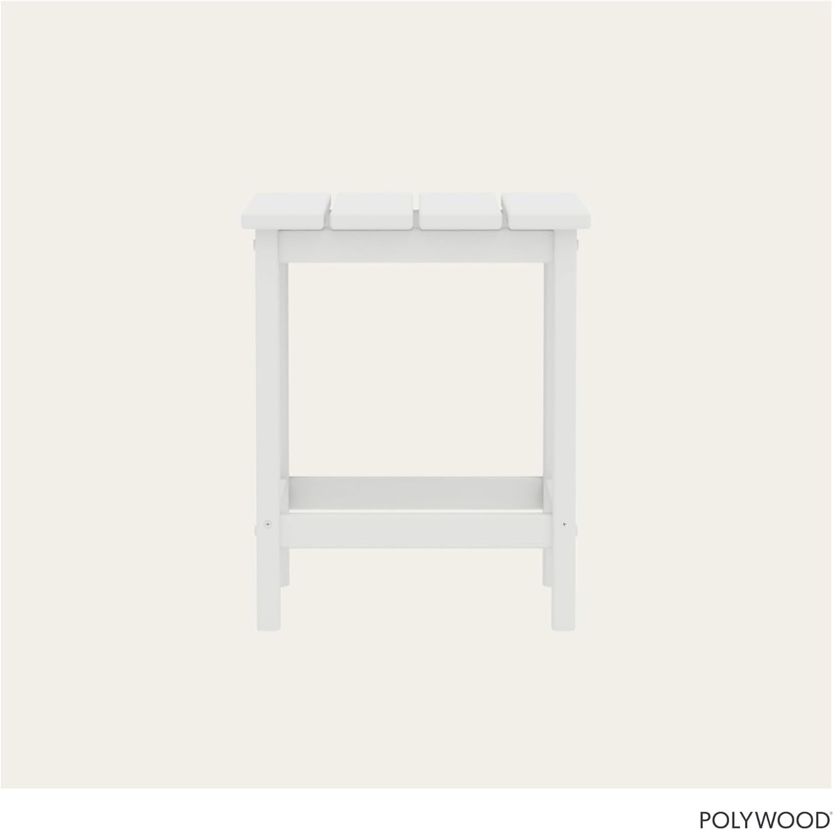 Long Island 18" Side Table, White