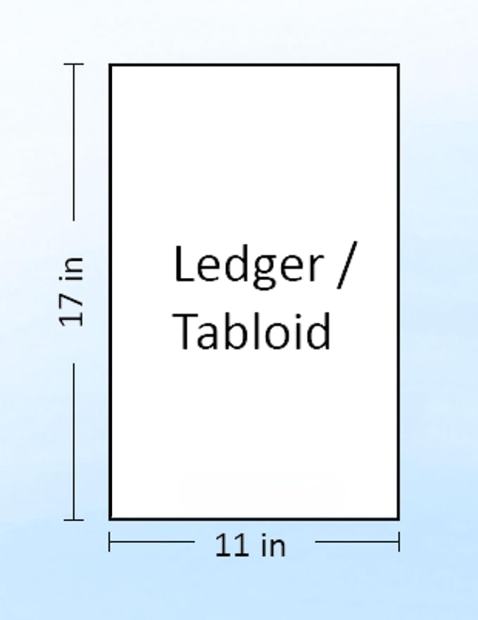 Limited Papers (TM) Colored Copy Paper – 24lb/60lb Text, 11"x17", Tabloid Size, 500 Sheets Per Ream. (2500, Ivory)