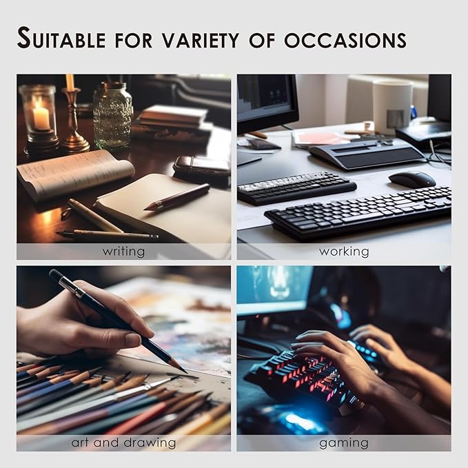 Leather Desk Mat - Non-Slip PU Desk Pad for Office and Home - Desk Organization and Accessories - Ideal for Large Mouse Pad and Desk Mats on Top of Desks (Coffee,36"x 17")