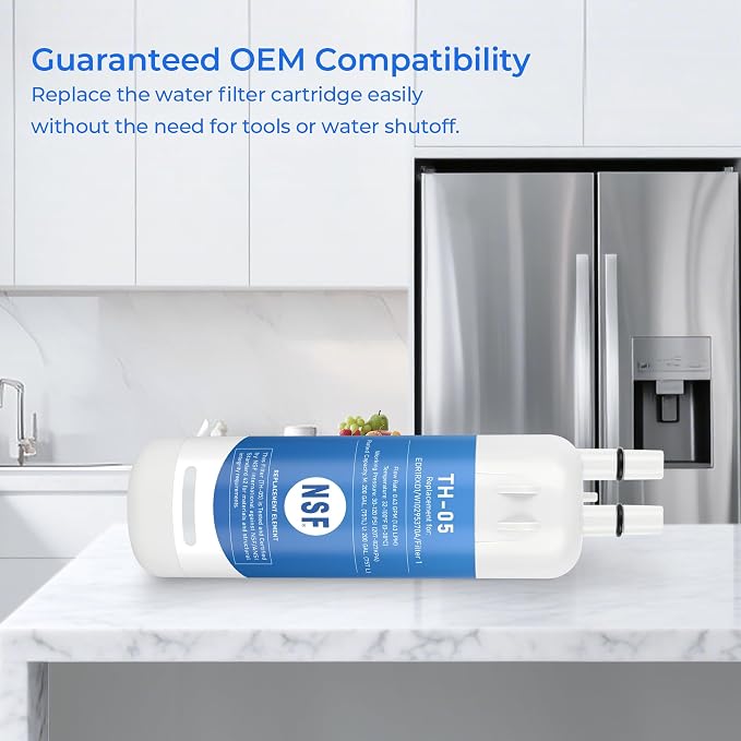 TEEHAY WRS315SDHZ Water Filter Replacement, Compatible with Whirlpool WRS571CIHZ, WRS571CIHZ, WRS588FIHZ, WRS571CIDM, 3 Pack