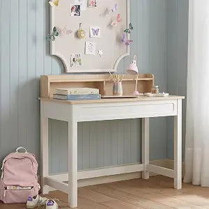 39 Inch Small Computer Desk with Drawer and Hutch