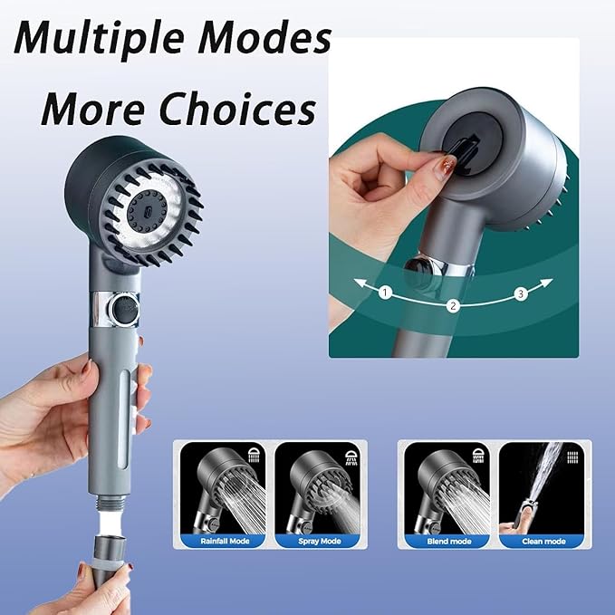 10/20 Pcs Ion Drops Shower Head Filters, Filtered Showerhead, PP Cotton Filter Cartridge, Suitable for Various Specifications of Shower Heads (10 Pcs, 3.3 inches)