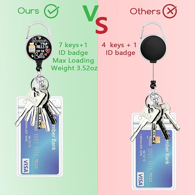 Pharmacy Pharmacist Chill Pill Lanyards for Id Badges, Cute Funny Badge Reel Heavy Duty with Carabiner Clip, Fashionable ID Badge Holder with Breakaway Lanyard, Teacher Nurse Office Christmas Gifts