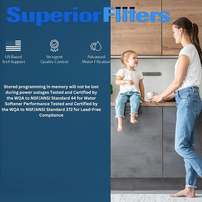 Whole House Water Softener System 64,000 Grain Digital Metered NSF