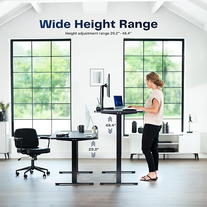 VIVO Electric 71 x 36 in Standing Desk (White, 71x36in)