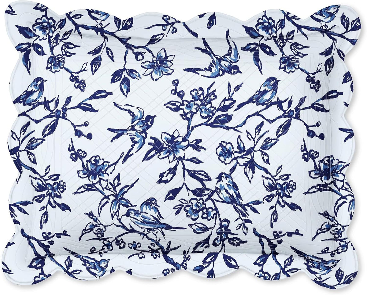 Cotton Florence Sham - King, Floral Multi