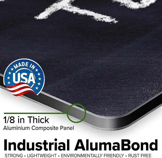 Custom Sign, Custom Street Sign, 11 Font Colors, 13 Font Styles, 4 Hole Options, 22 Sizes, 18x18 Inches, Rust Free DiBound, Fade Resistant, Made in USA by My Sign Center (Chalkboard Black)