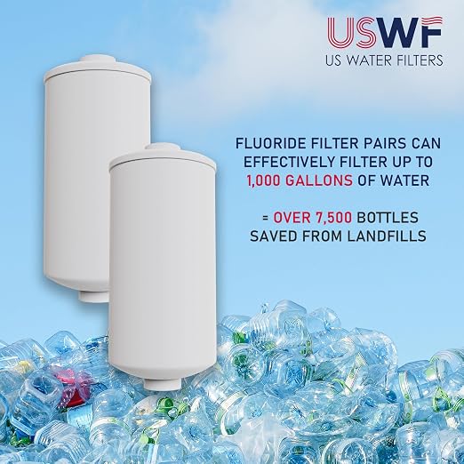 Gravity Fluoride Reduction Filter (2pk) | NSF/ANSI 372 Certified | Compatible with Most Gravity-Fed Filter Systems