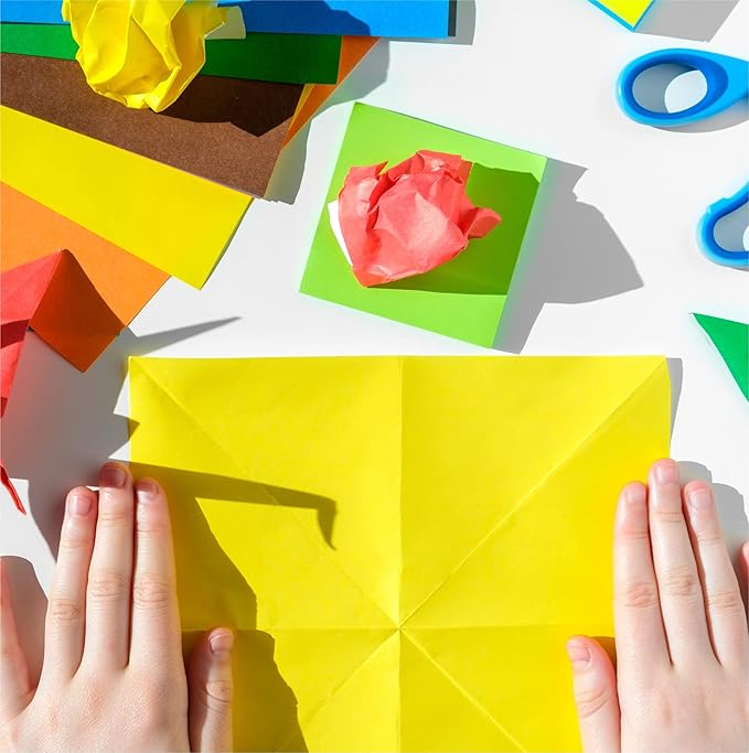 Yellow Colored Cardstock Thick Paper 50 Sheets, 8.5" x 11" Heavyweight 92lb Cover Card Stock for Crafts and DIY Cards Making
