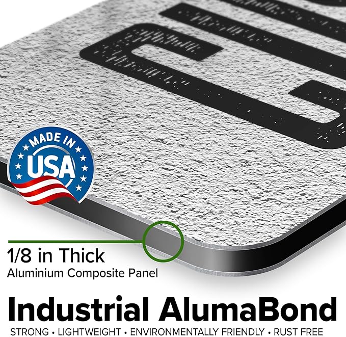 Custom Sign, Custom Street Sign, 11 Font Colors, 13 Font Styles, 4 Hole Options, 22 Sizes, 8x32 Inches, Rust Free DiBound, Fade Resistant, Made in USA by My Sign Center (Concrete)