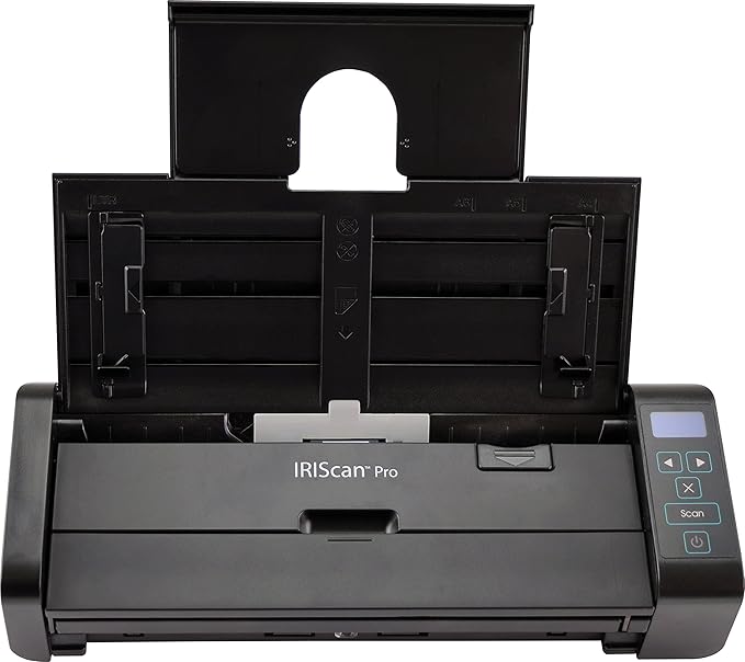 IRIScan Pro Document Scanner duplex-v5PRO 20PPM/40IPM: Desktop Scanner, ADF 20,Free Readiris Editor,scan to Word, PDF,XLS, Bus.Cards to Outlook,USB AC,scan to Cloud Win