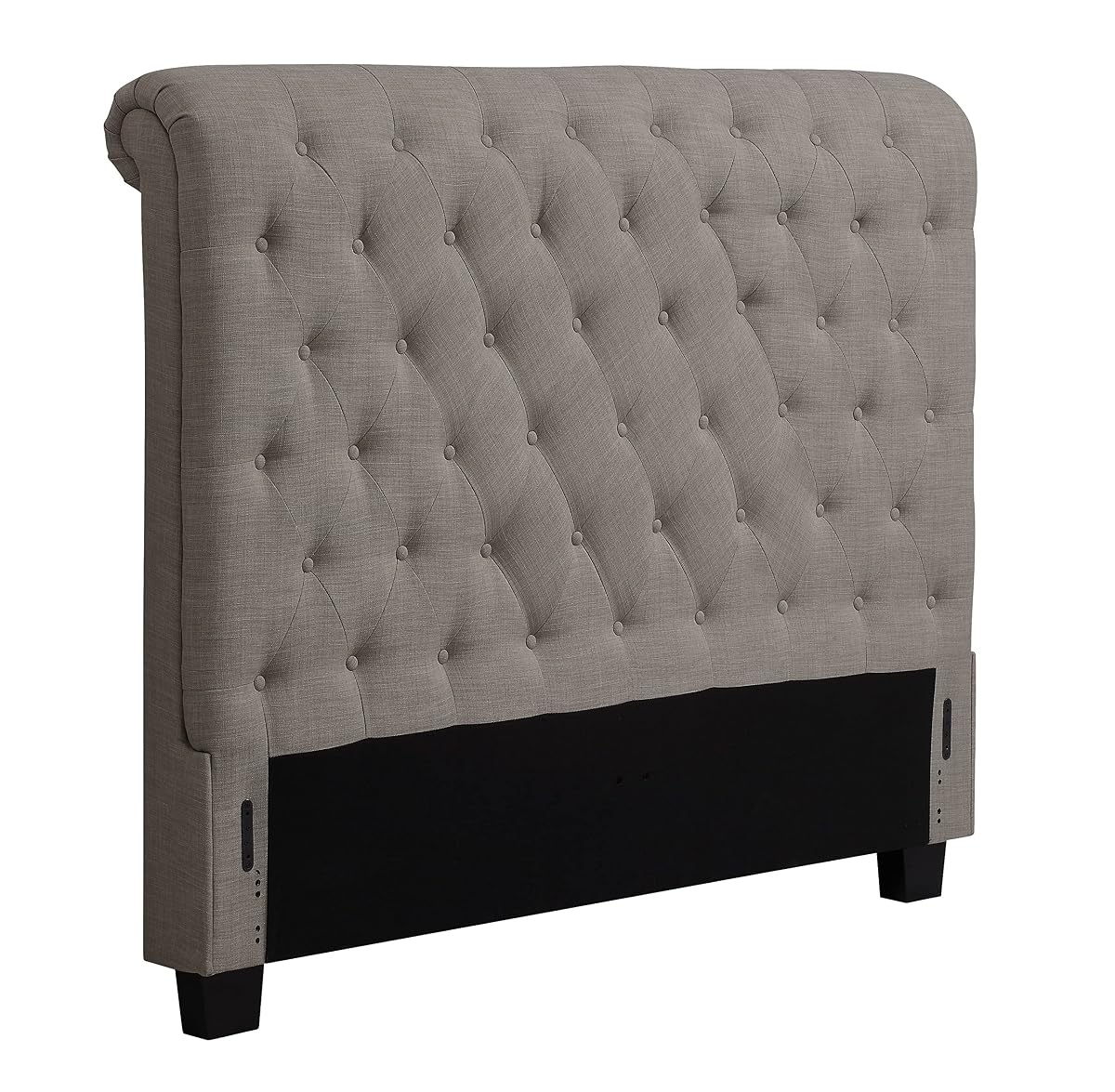 Royal Tufted Headboard, King, Espresso