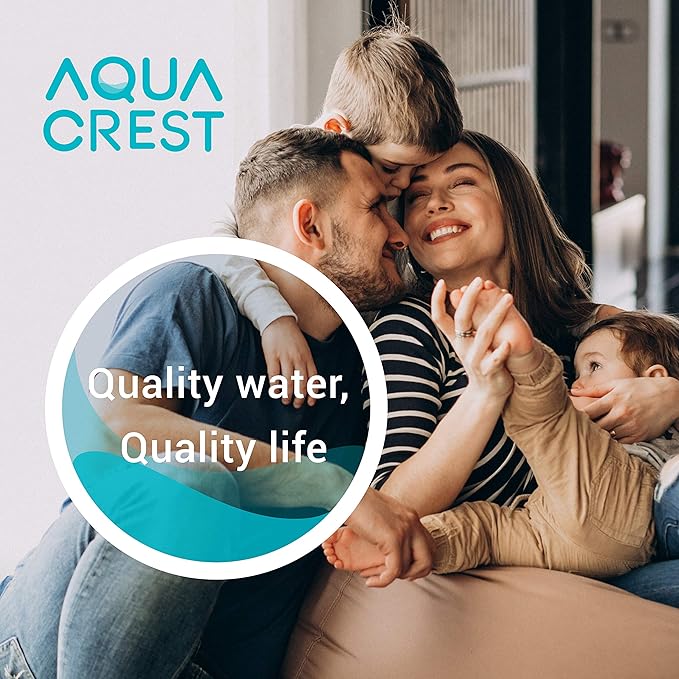 AQUA CREST AP117 Whole House Water Filter, Replacement for 3M® Aqua-Pure AP117, Whirlpool® WHKF-GAC, Pack of 4