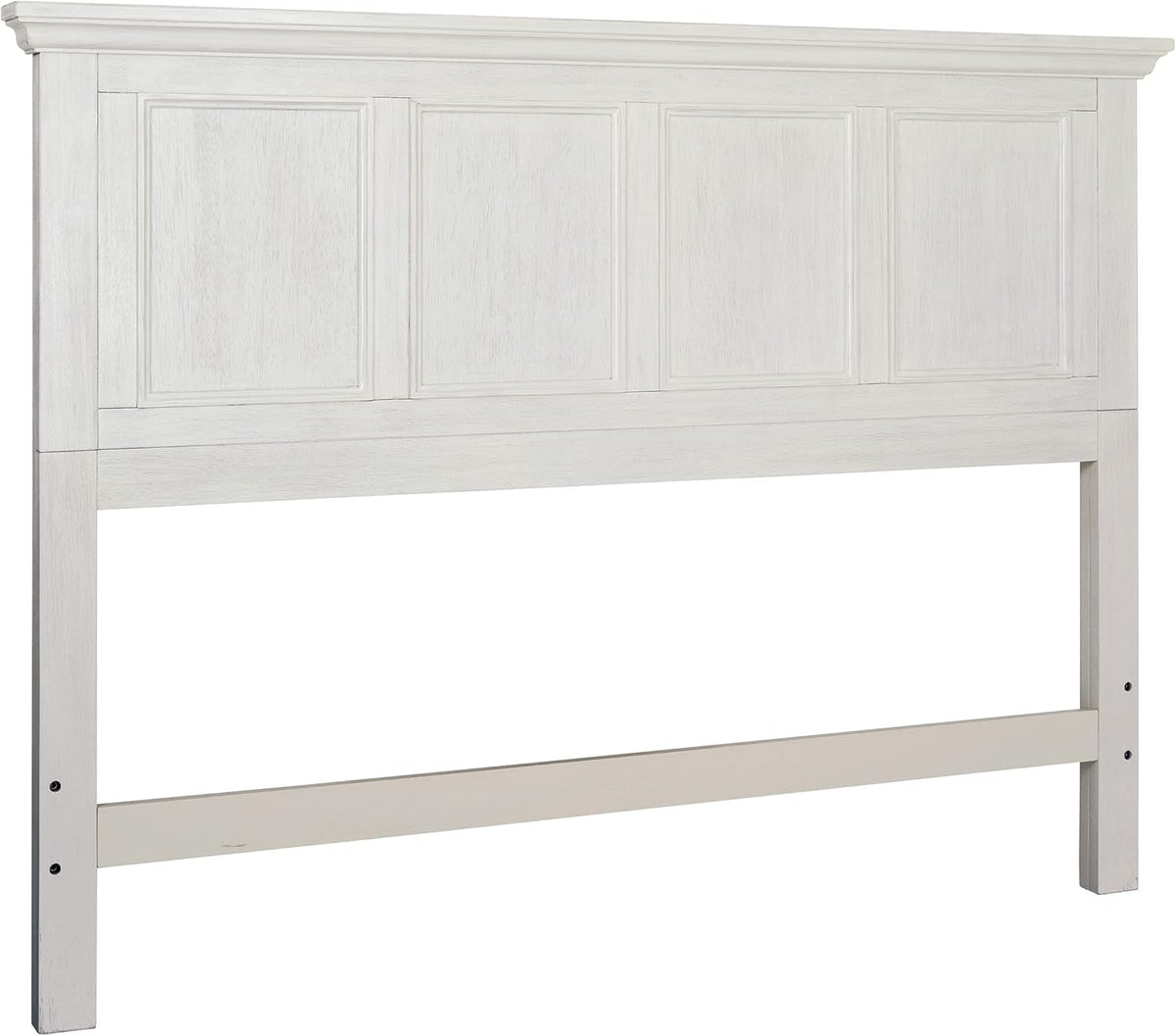 Farmhouse Basics Queen Headboard Only, Rustic White Finish