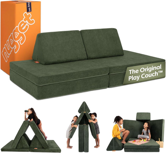 Play Couch for Kids - Modular Foam Children'S Sofa for Playroom, Imagination, & Creative Open Ended Play - Washable & Convertible Playroom Furniture, Willow