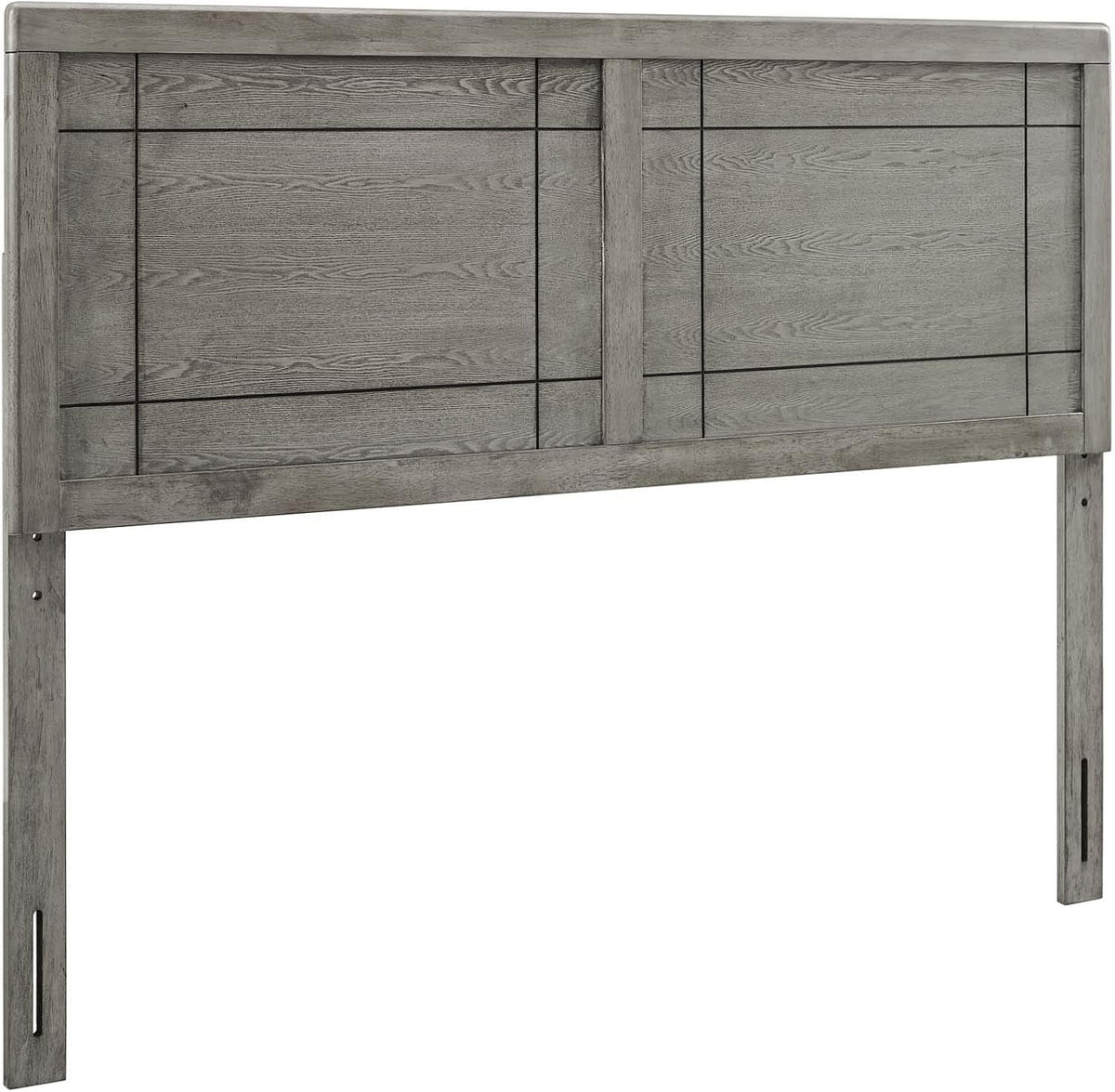 MOD-6221-GRY Archie Full Wood Headboard, Gray